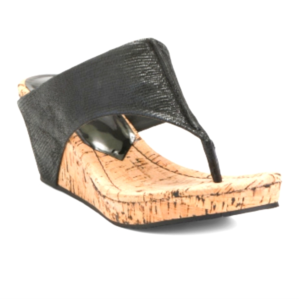 Donald Pliner Leather Comfort Wedge SandalsMatthew's! NWT in Box!